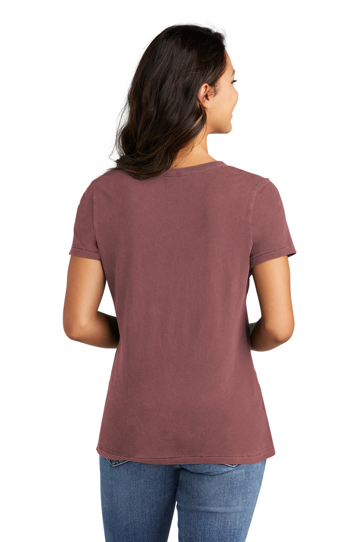 Port & Company® Women's Beach Wash® Garment-Dyed V-Neck Tee