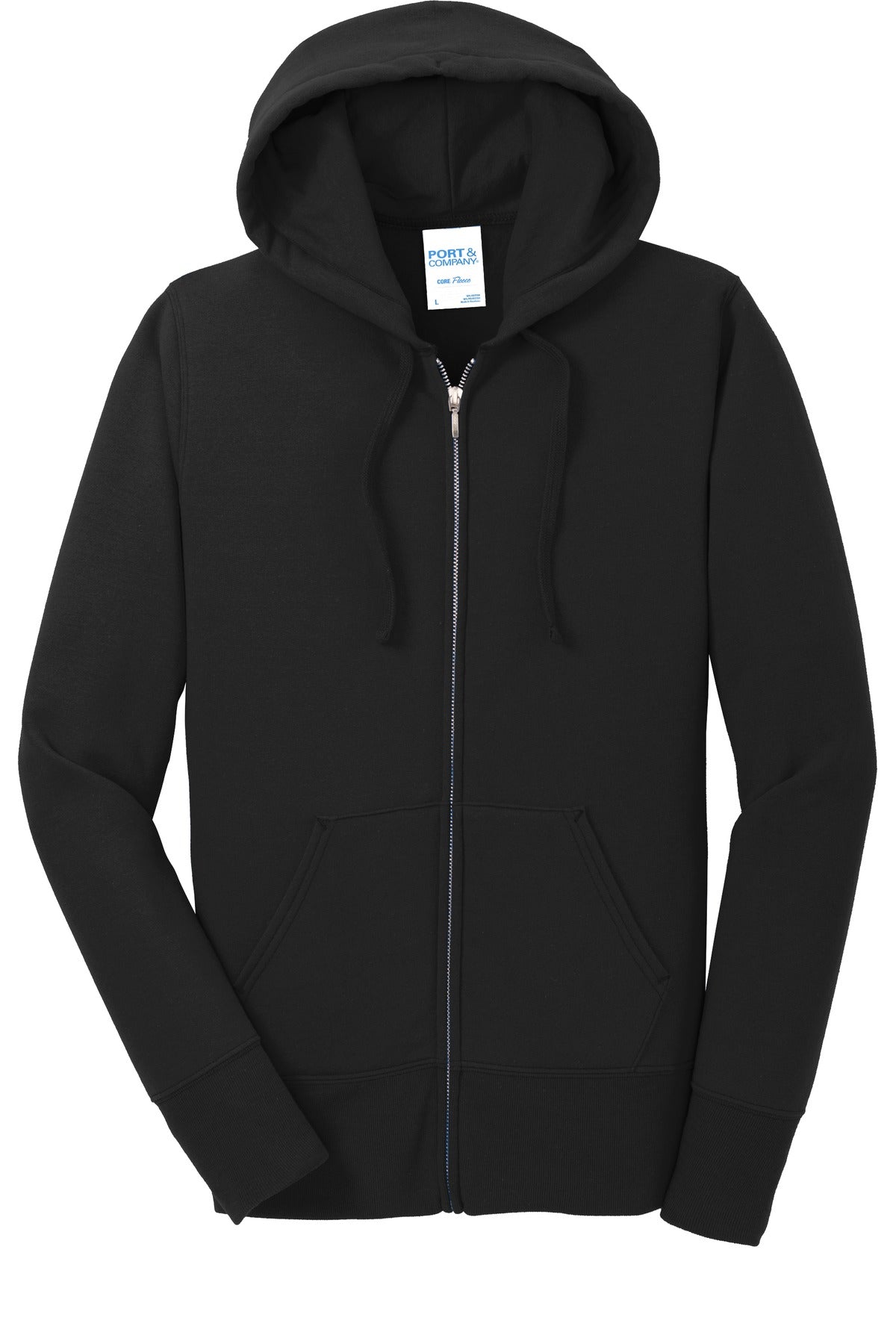 Port & Company® Women's Core Fleece Full-Zip Hooded Sweatshirt