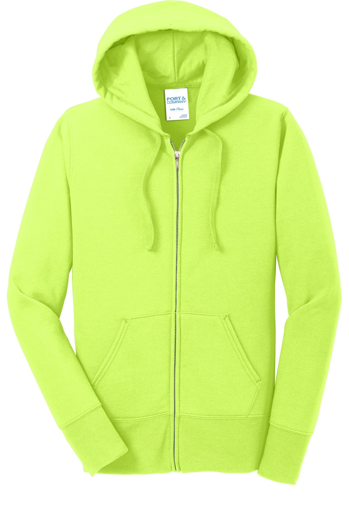 Port & Company® Women's Core Fleece Full-Zip Hooded Sweatshirt