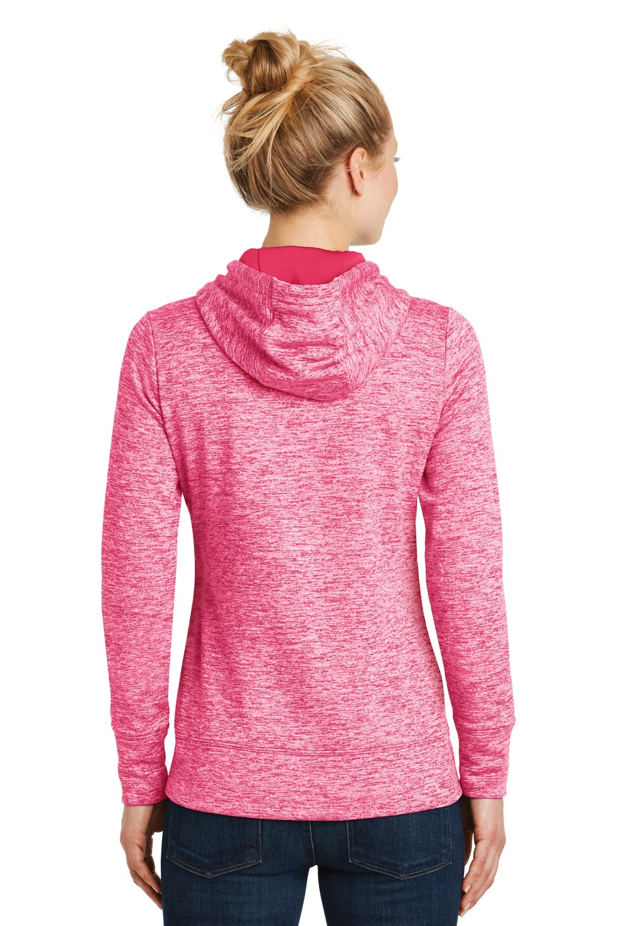 Sport-Tek® Women's PosiCharge® Electric Heather Fleece Hooded Pullover