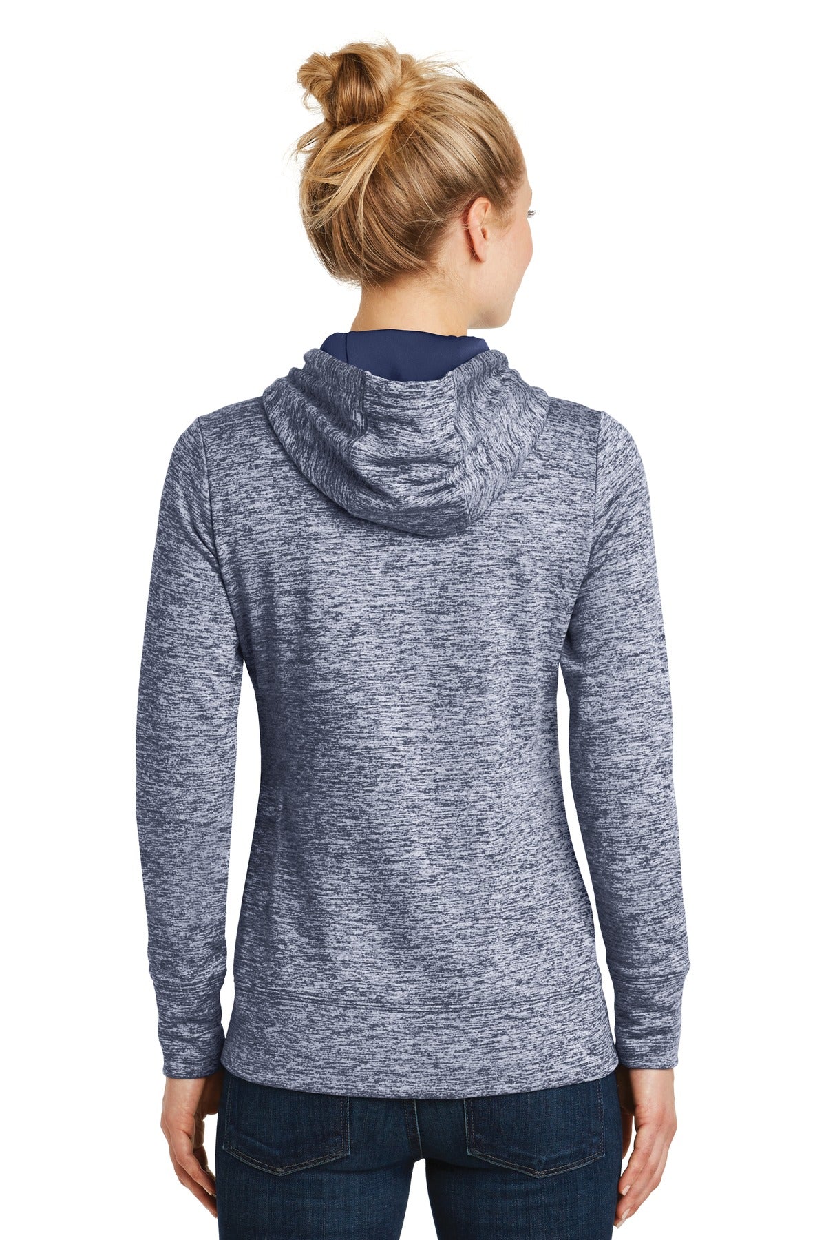 Sport-Tek® Women's PosiCharge® Electric Heather Fleece Hooded Pullover