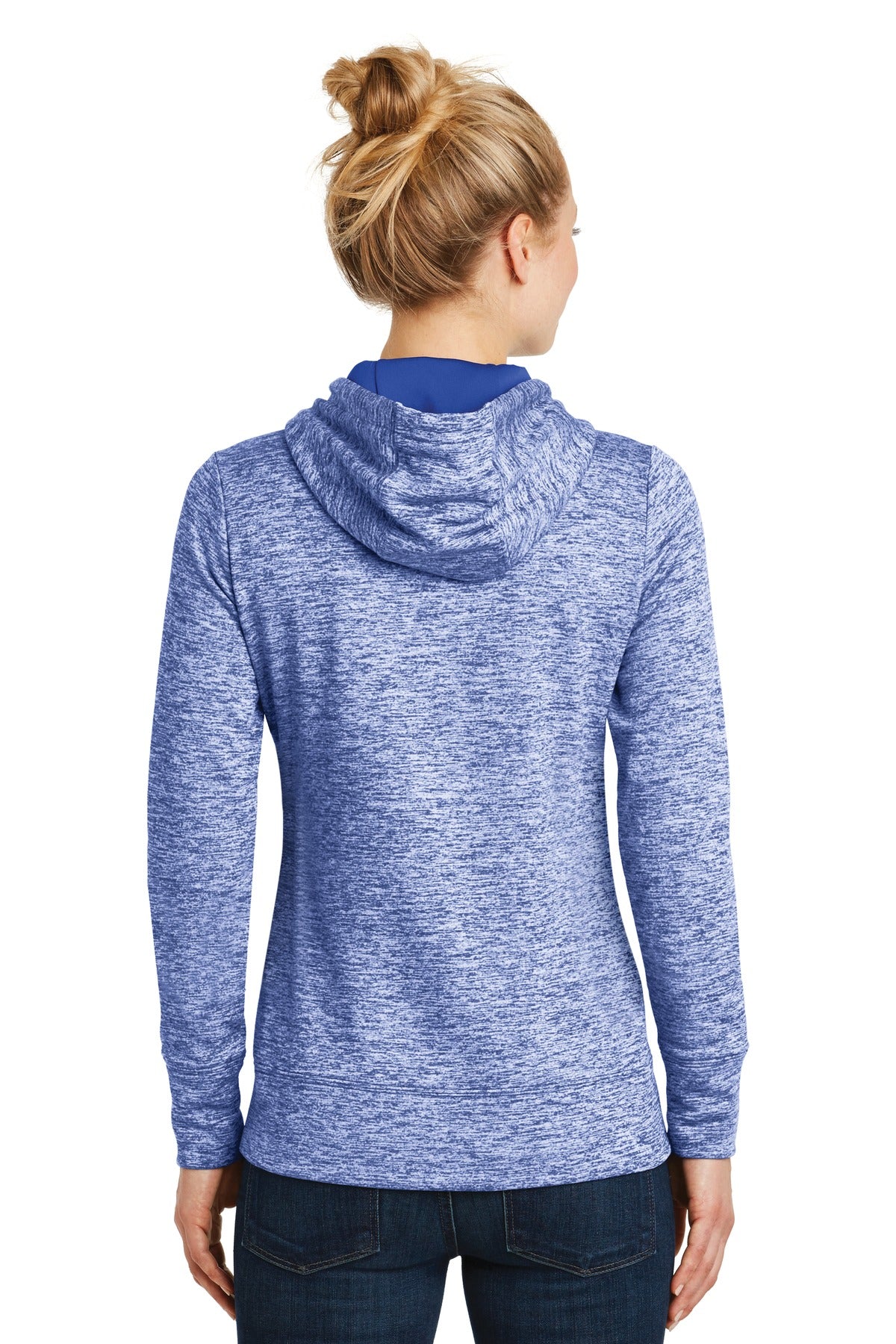 Sport-Tek® Women's PosiCharge® Electric Heather Fleece Hooded Pullover