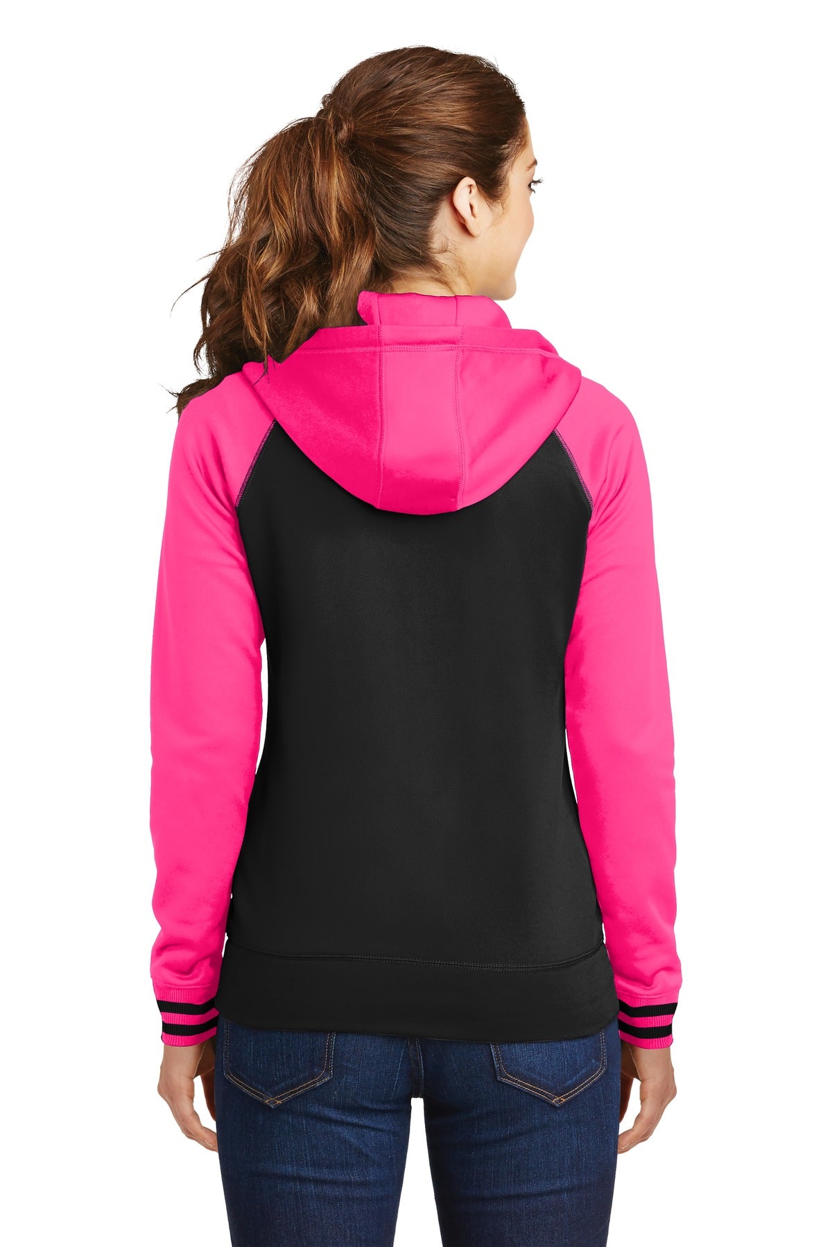 Sport-Tek® Women's Sport-Wick® Varsity Fleece Full-Zip Hooded Jacket