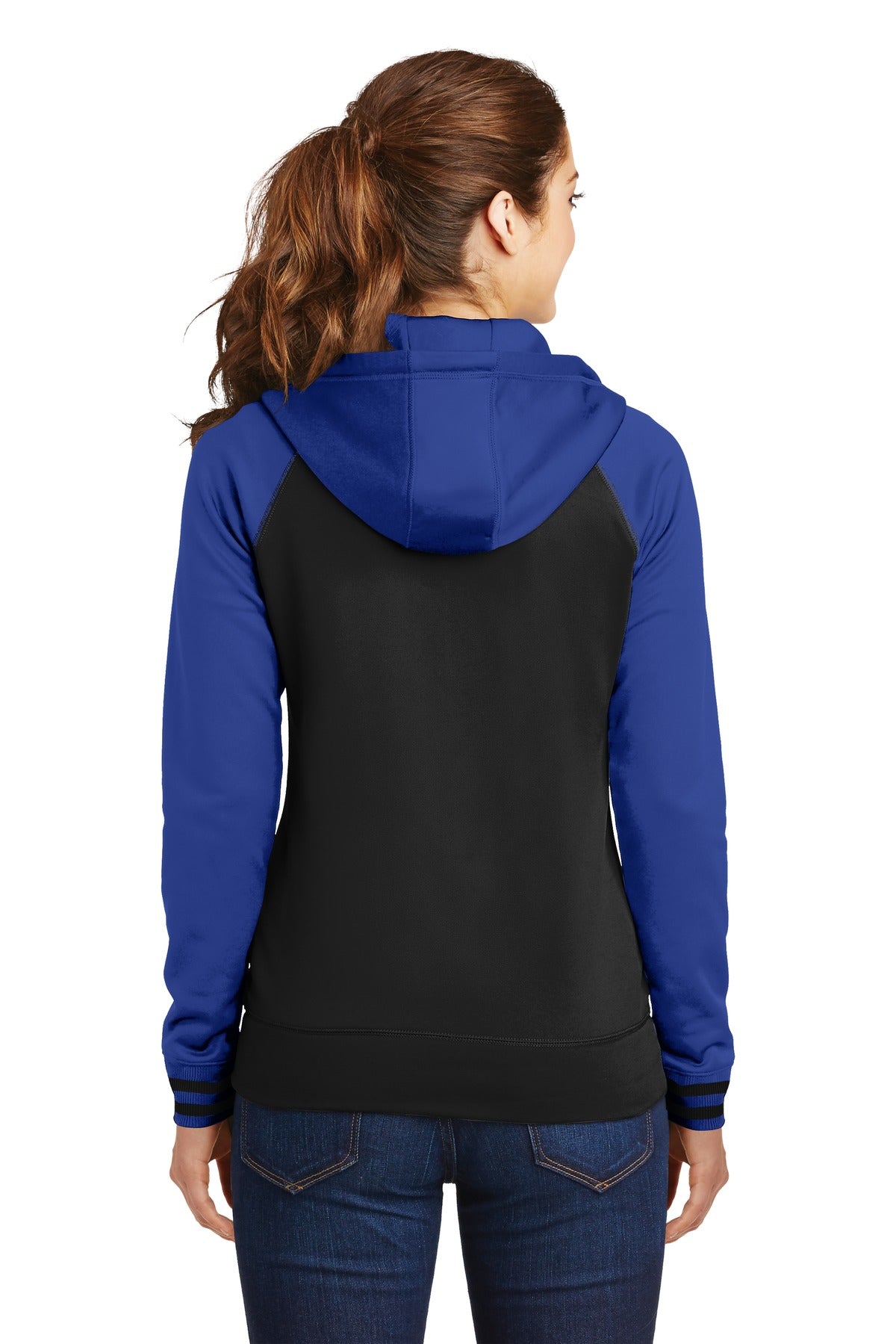 Sport-Tek® Women's Sport-Wick® Varsity Fleece Full-Zip Hooded Jacket