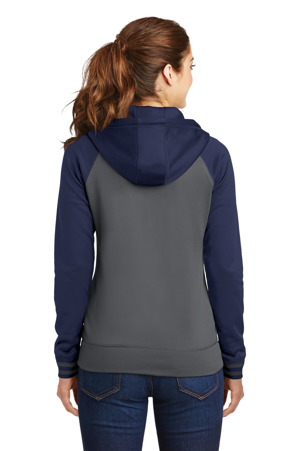 Sport-Tek® Women's Sport-Wick® Varsity Fleece Full-Zip Hooded Jacket