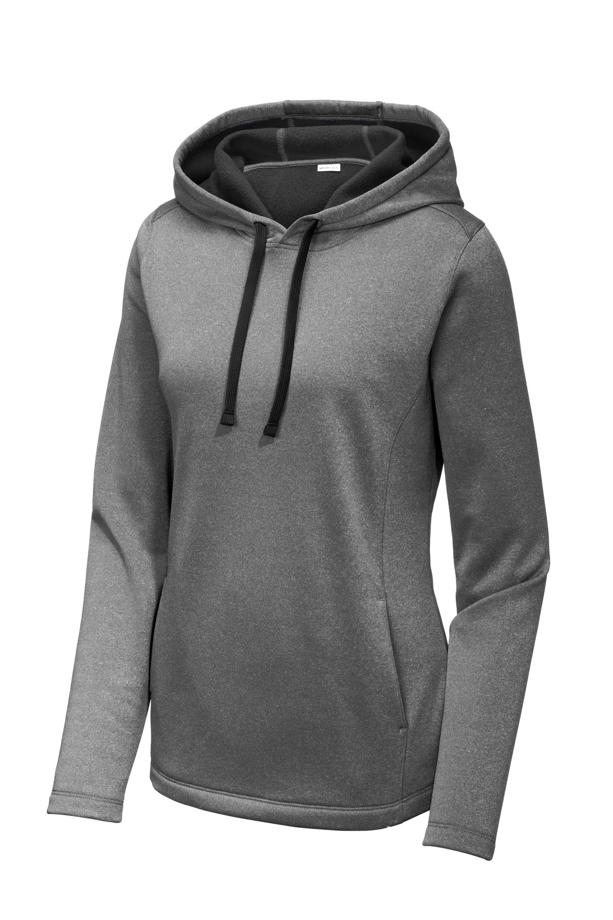 Sport-Tek® Women's PosiCharge® Sport-Wick® Heather Fleece Hooded Pullover