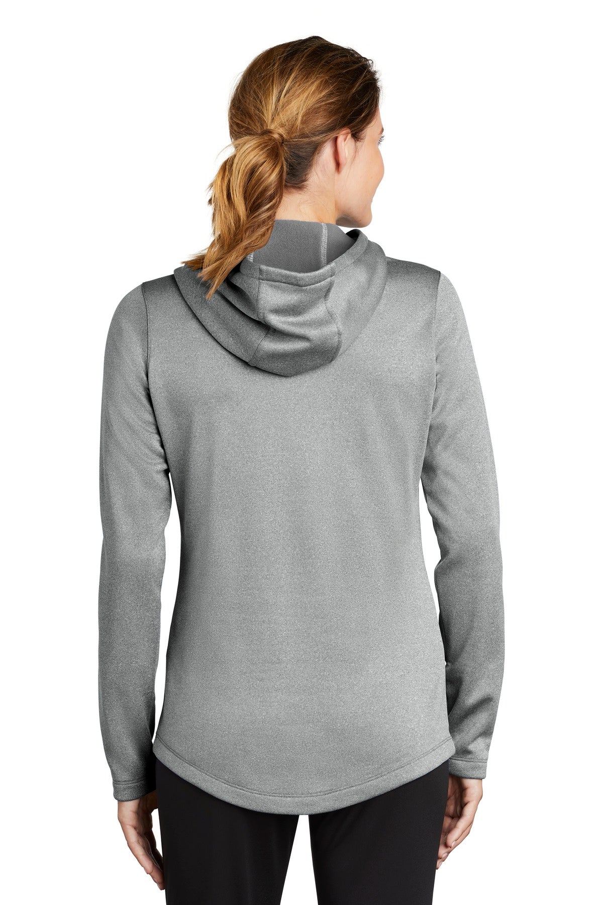 Sport-Tek® Women's PosiCharge® Sport-Wick® Heather Fleece Hooded Pullover