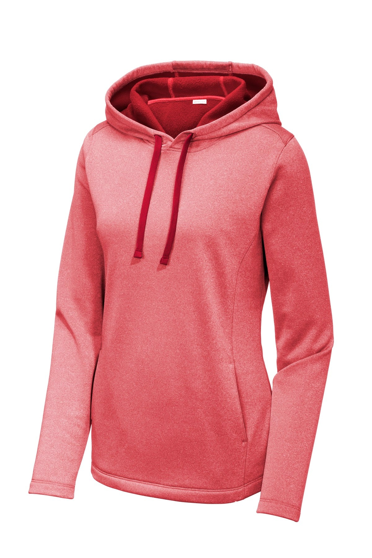 Sport-Tek® Women's PosiCharge® Sport-Wick® Heather Fleece Hooded Pullover