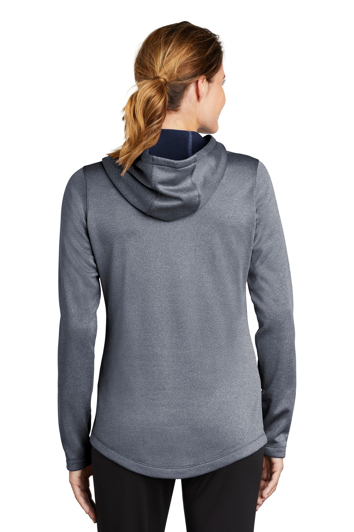 Sport-Tek® Women's PosiCharge® Sport-Wick® Heather Fleece Hooded Pullover