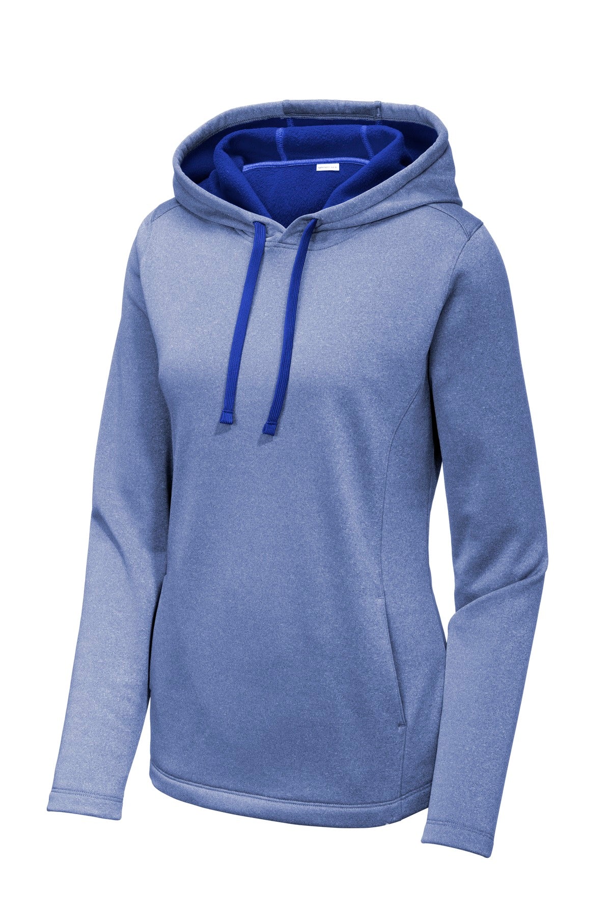 Sport-Tek® Women's PosiCharge® Sport-Wick® Heather Fleece Hooded Pullover