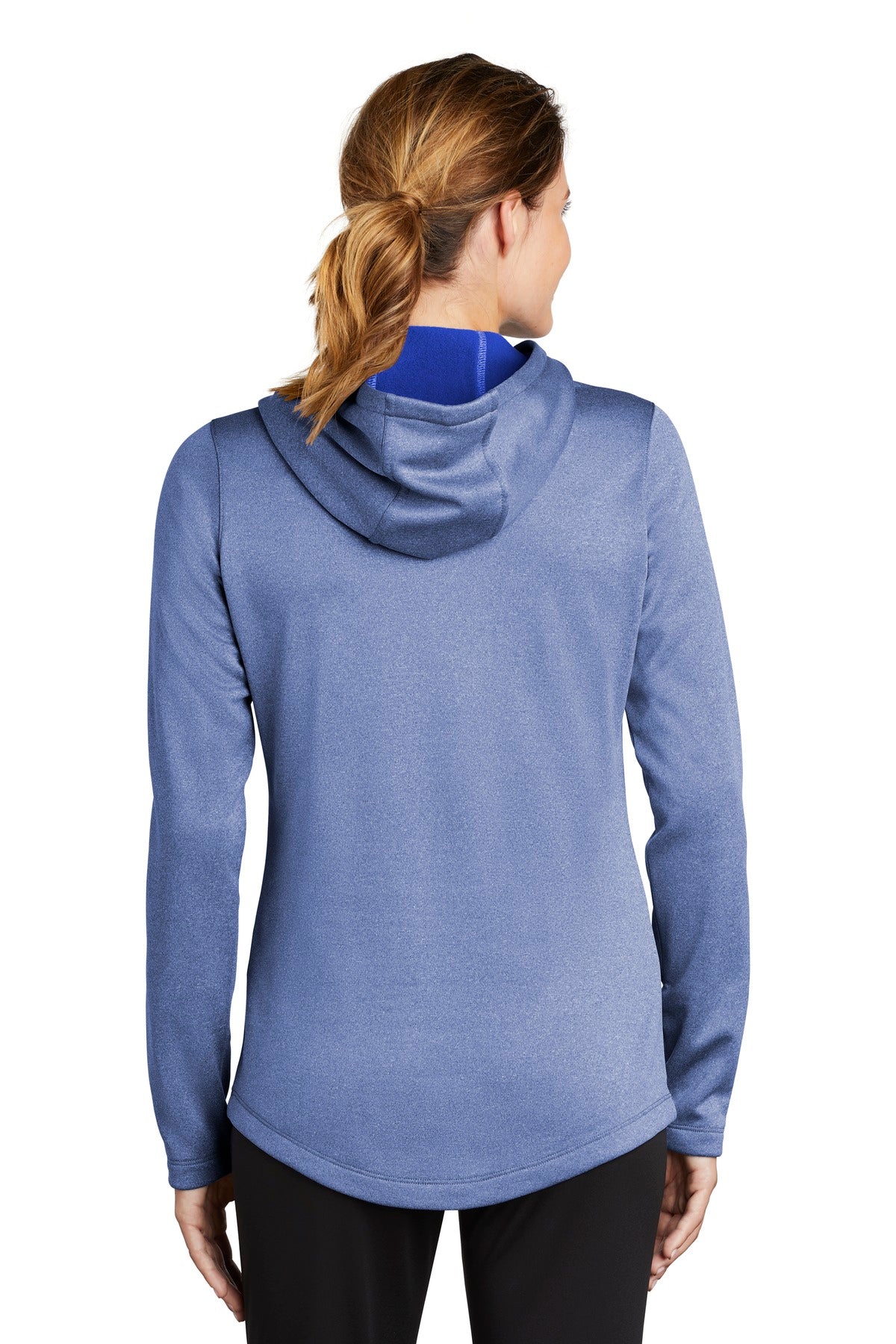 Sport-Tek® Women's PosiCharge® Sport-Wick® Heather Fleece Hooded Pullover