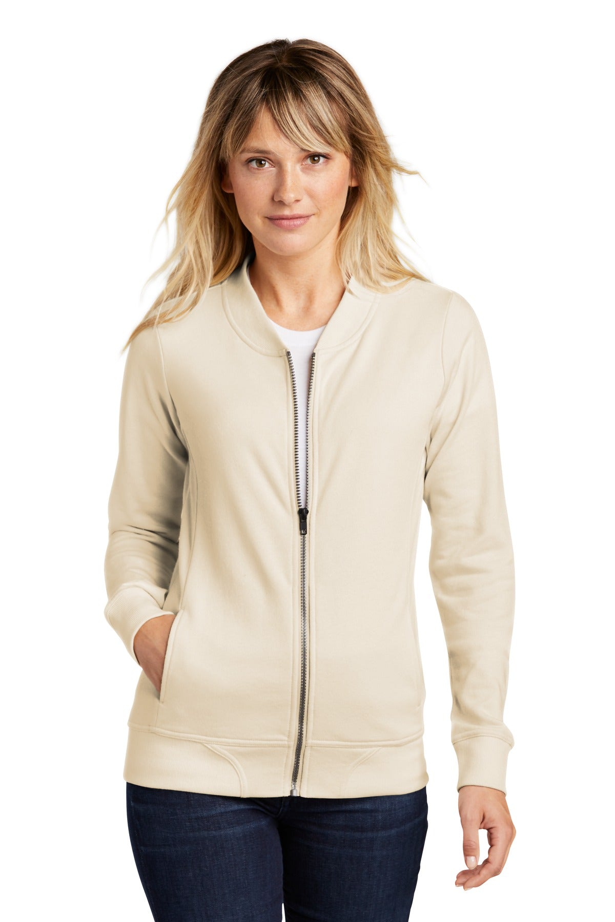 Sport-Tek® Women's Lightweight French Terry Bomber