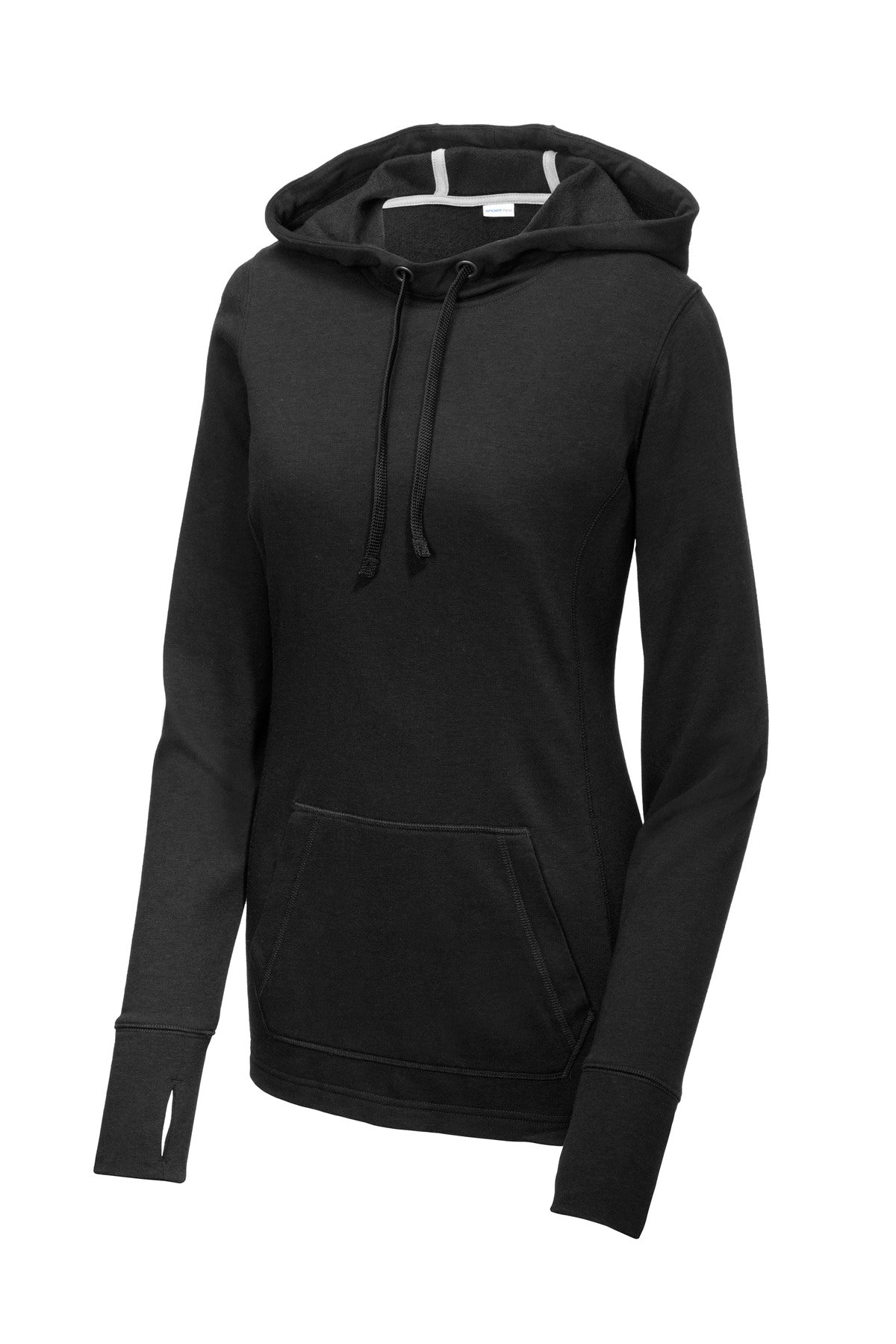 Sport-Tek® Women's PosiCharge® Tri-Blend Wicking Fleece Hooded Pullover