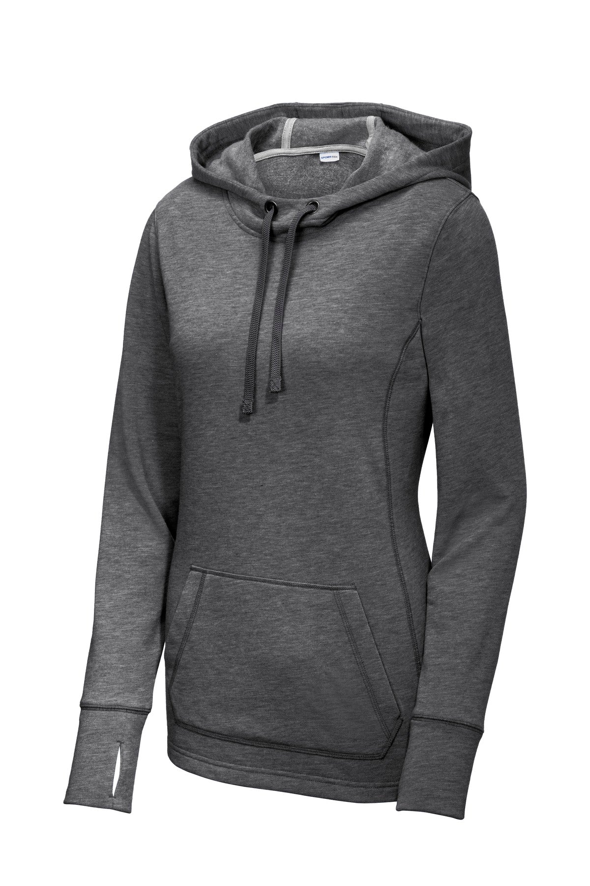 Sport-Tek® Women's PosiCharge® Tri-Blend Wicking Fleece Hooded Pullover