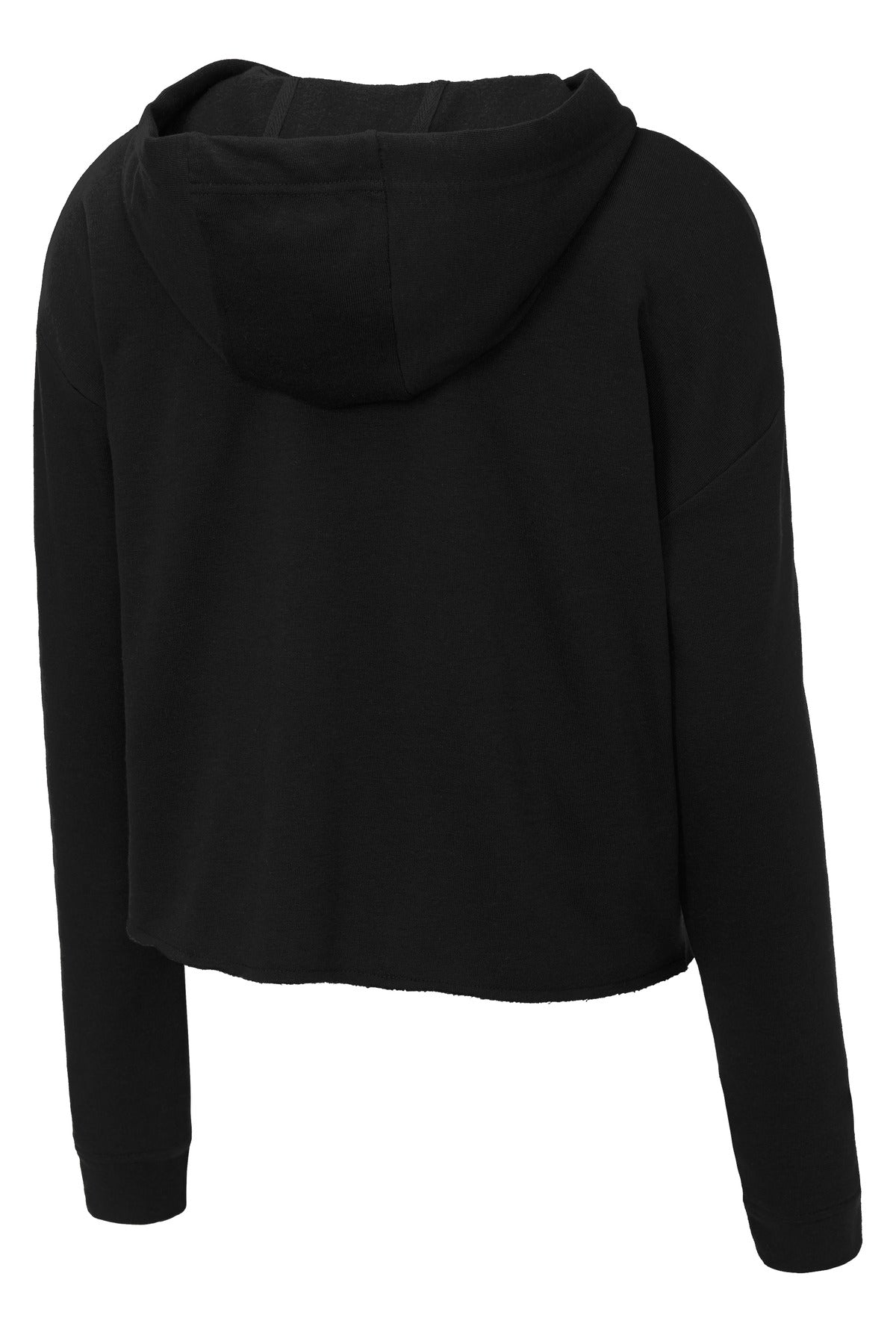 Sport-Tek® Women's PosiCharge® Tri-Blend Wicking Fleece Crop Hooded Pullover