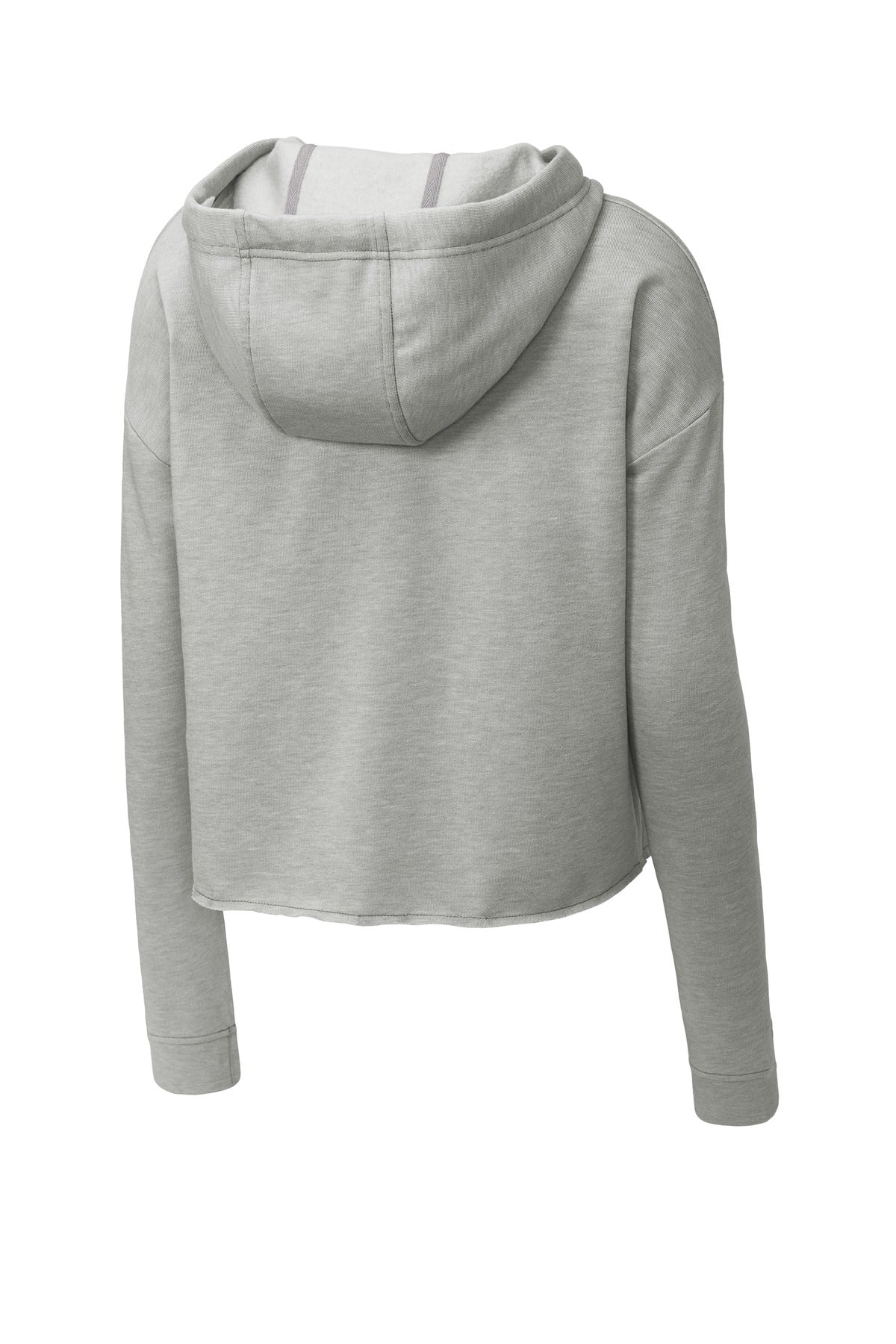 Sport-Tek® Women's PosiCharge® Tri-Blend Wicking Fleece Crop Hooded Pullover
