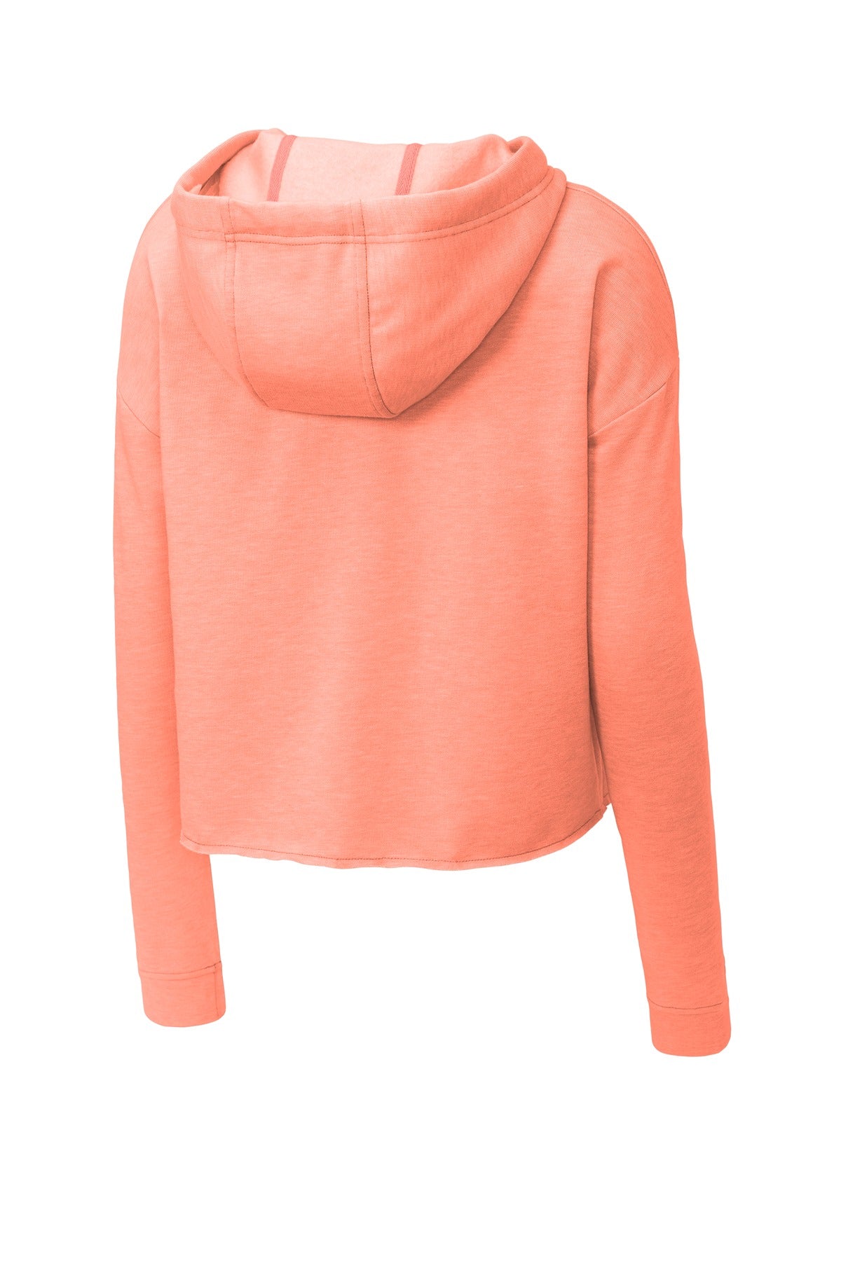 Sport-Tek® Women's PosiCharge® Tri-Blend Wicking Fleece Crop Hooded Pullover