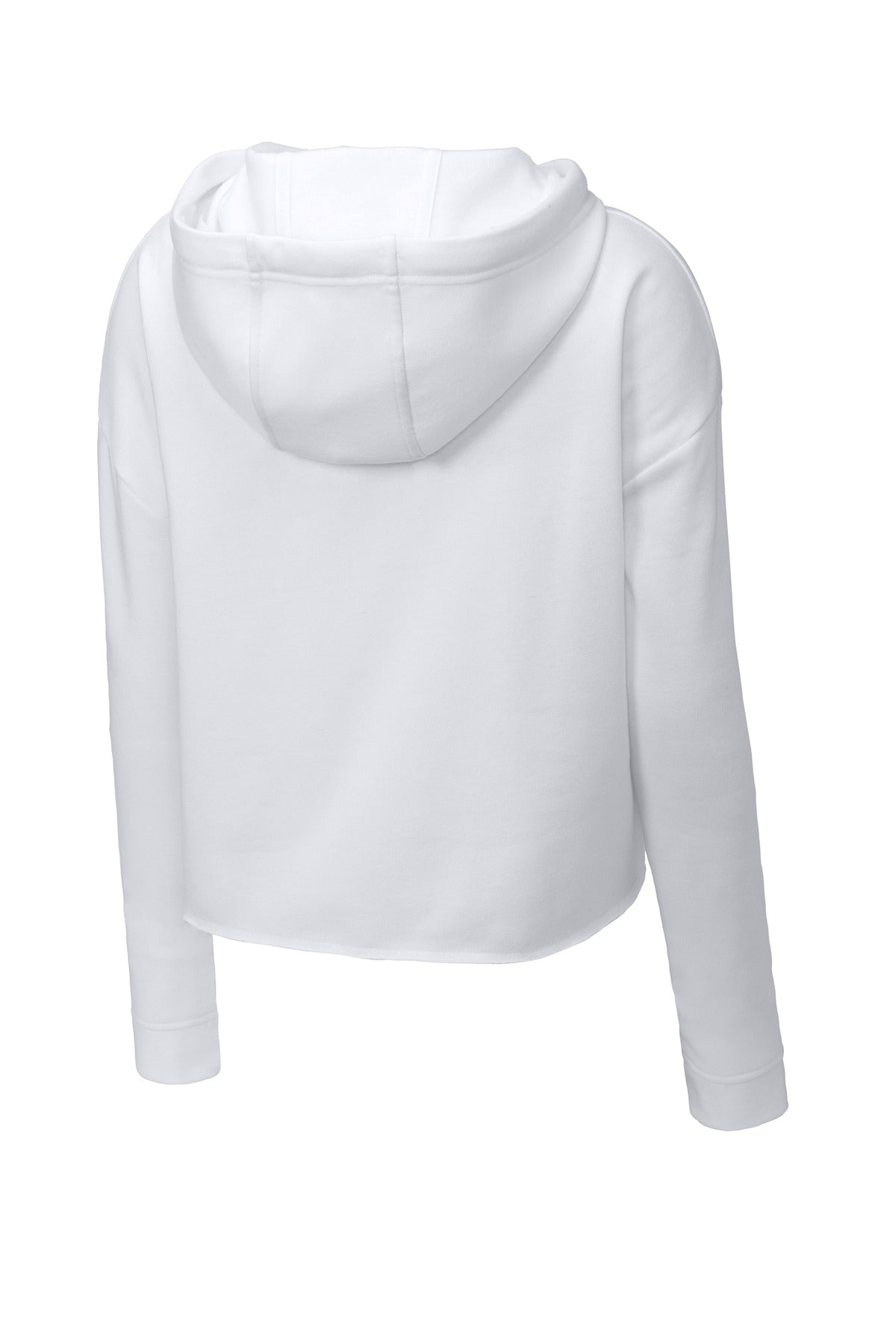 Sport-Tek® Women's PosiCharge® Tri-Blend Wicking Fleece Crop Hooded Pullover