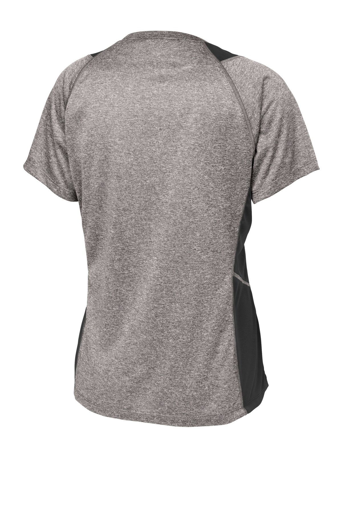 Sport-Tek® Women's Heather Colorblock Contender V-Neck Tee