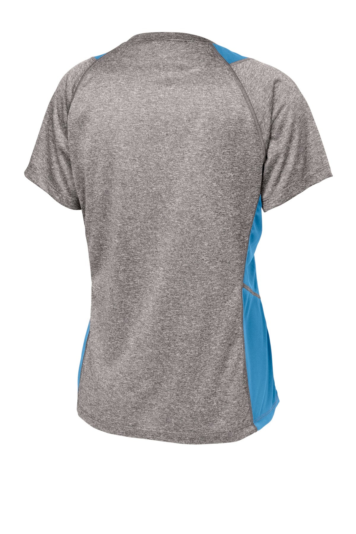 Sport-Tek® Women's Heather Colorblock Contender V-Neck Tee