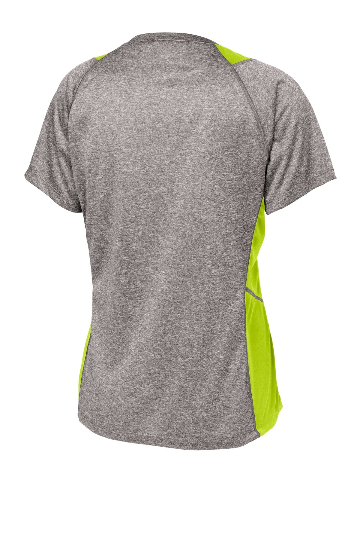 Sport-Tek® Women's Heather Colorblock Contender V-Neck Tee