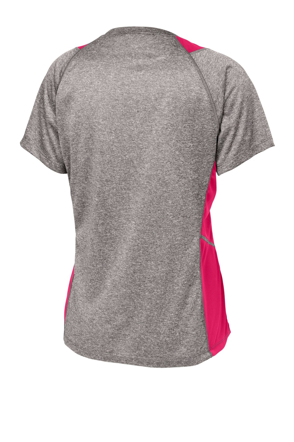 Sport-Tek® Women's Heather Colorblock Contender V-Neck Tee