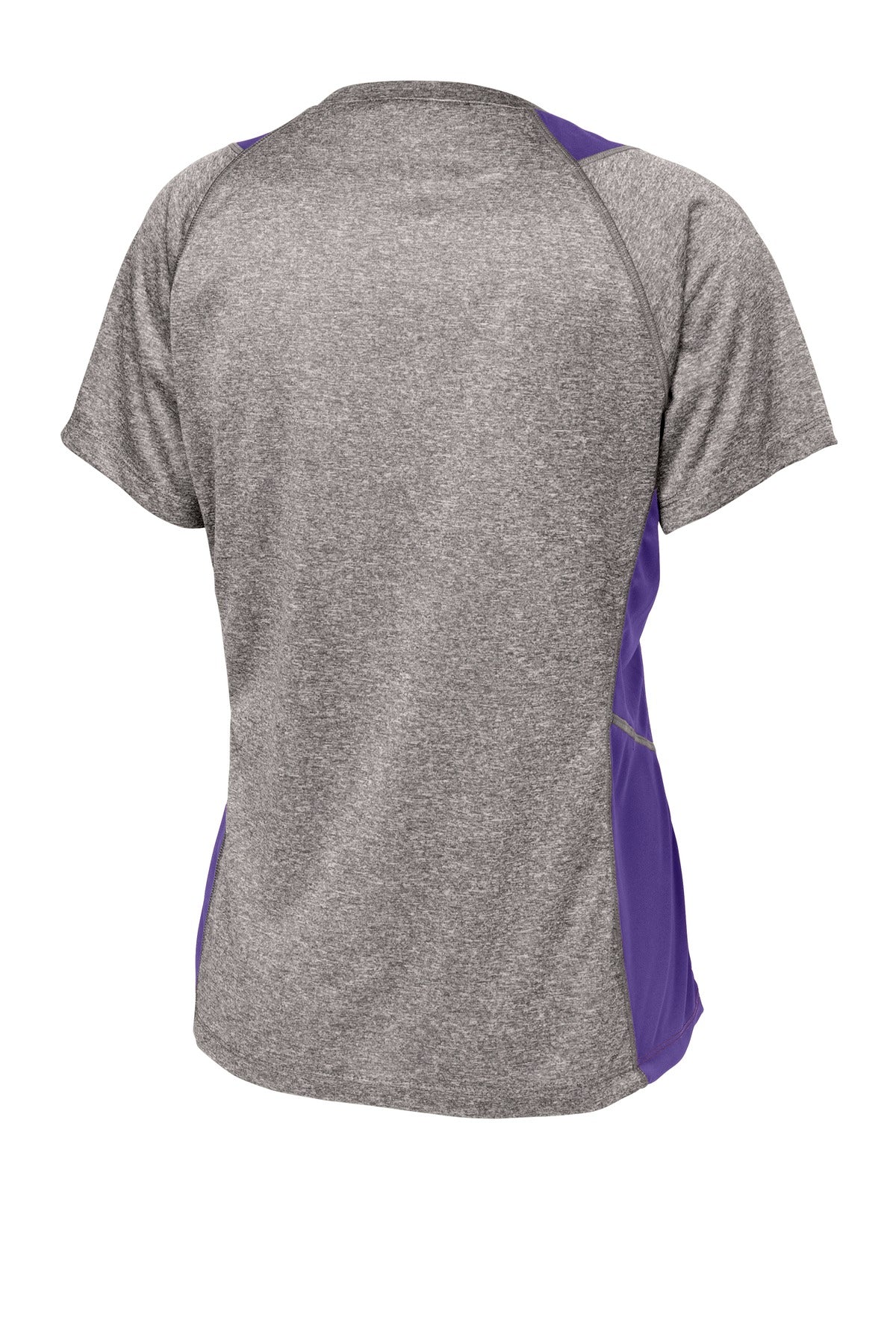 Sport-Tek® Women's Heather Colorblock Contender V-Neck Tee