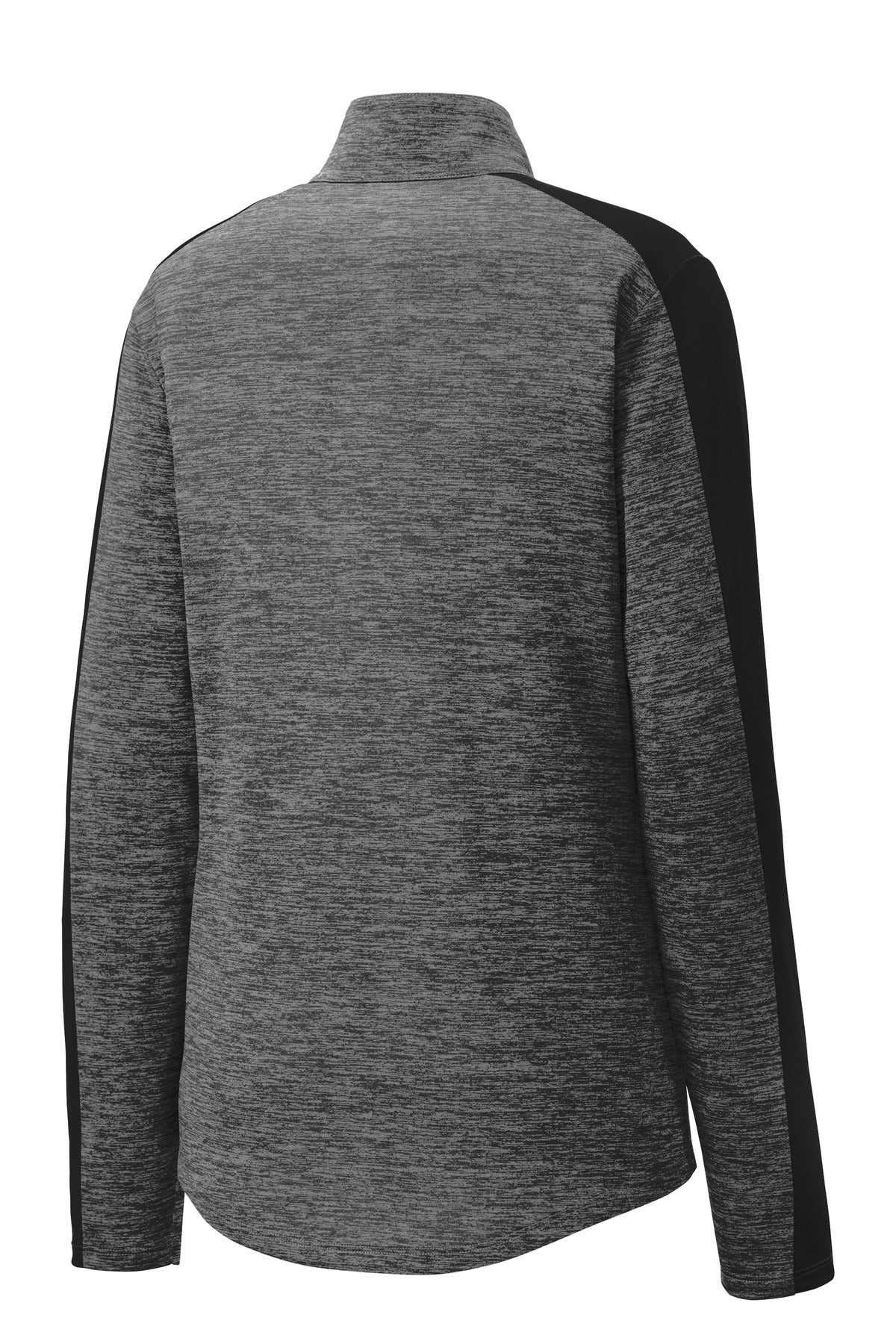 Sport-Tek® Women's PosiCharge® Electric Heather Colorblock 1/4-Zip Pullover