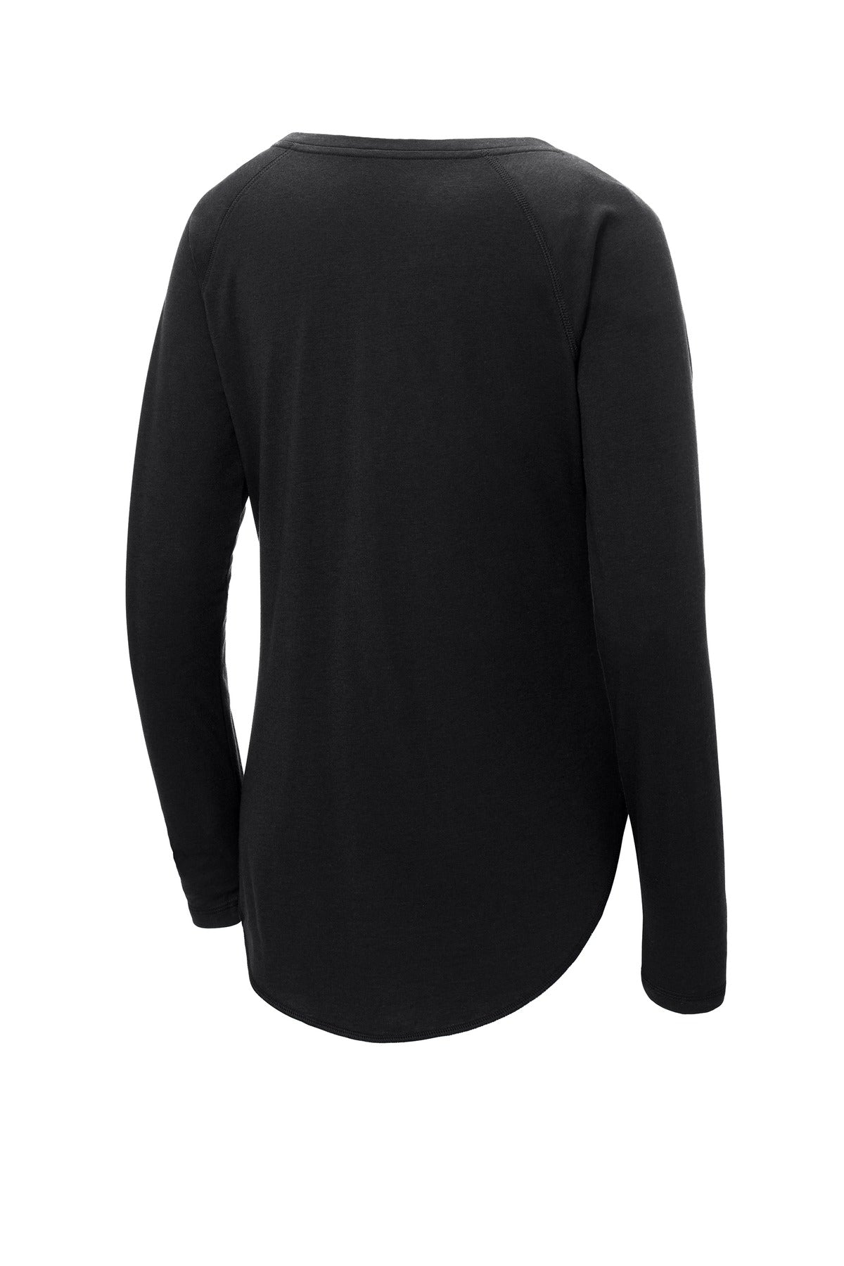 Sport-Tek® Women's PosiCharge® Long Sleeve Tri-Blend Wicking Scoop Neck Raglan Tee