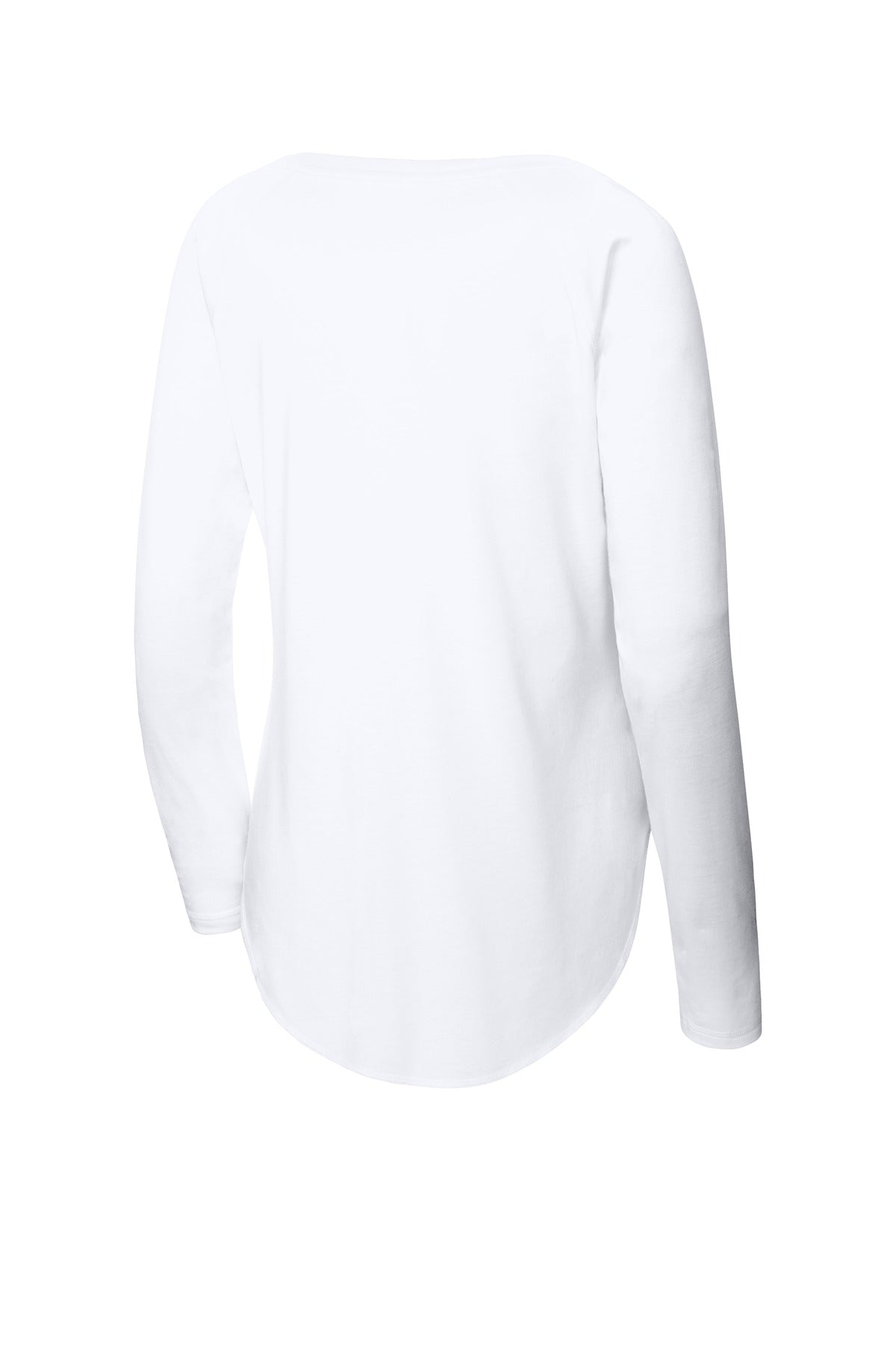 Sport-Tek® Women's PosiCharge® Long Sleeve Tri-Blend Wicking Scoop Neck Raglan Tee