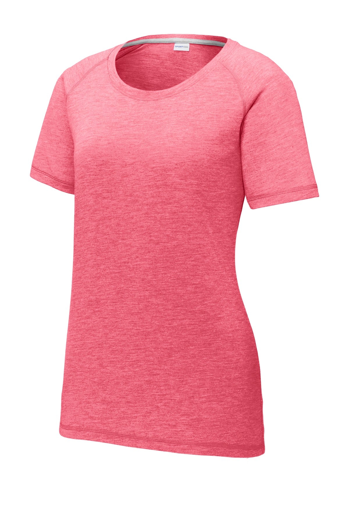 Sport-Tek® Women's PosiCharge® Tri-Blend Wicking Scoop Neck Raglan Tee