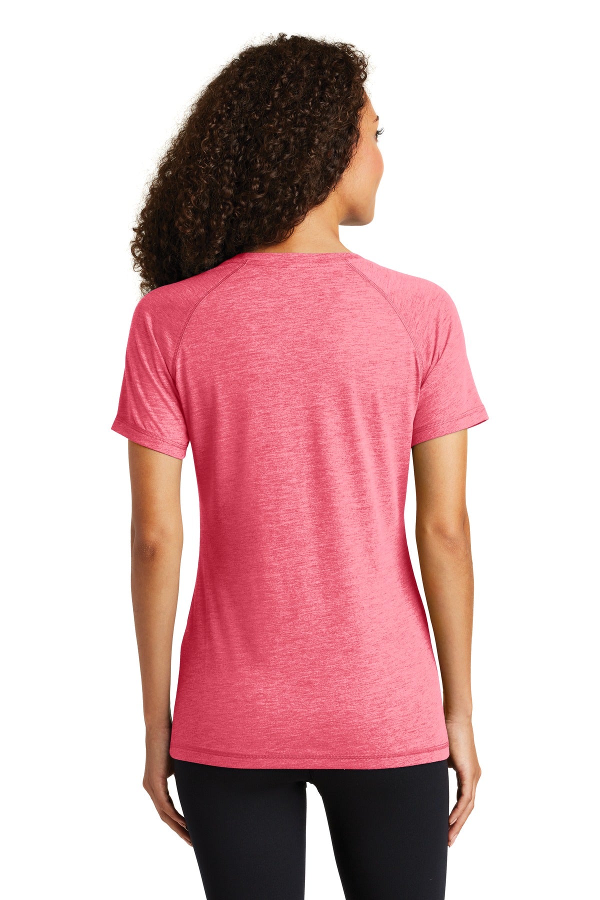 Sport-Tek® Women's PosiCharge® Tri-Blend Wicking Scoop Neck Raglan Tee