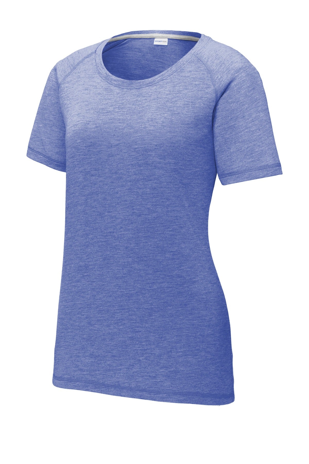 Sport-Tek® Women's PosiCharge® Tri-Blend Wicking Scoop Neck Raglan Tee