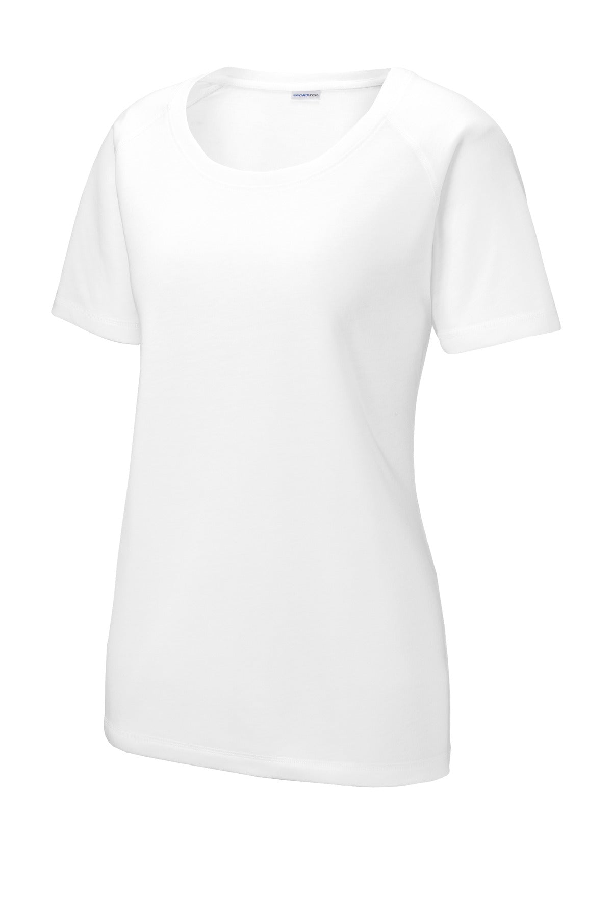Sport-Tek® Women's PosiCharge® Tri-Blend Wicking Scoop Neck Raglan Tee