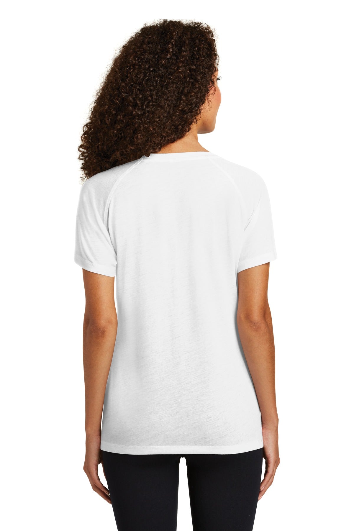 Sport-Tek® Women's PosiCharge® Tri-Blend Wicking Scoop Neck Raglan Tee