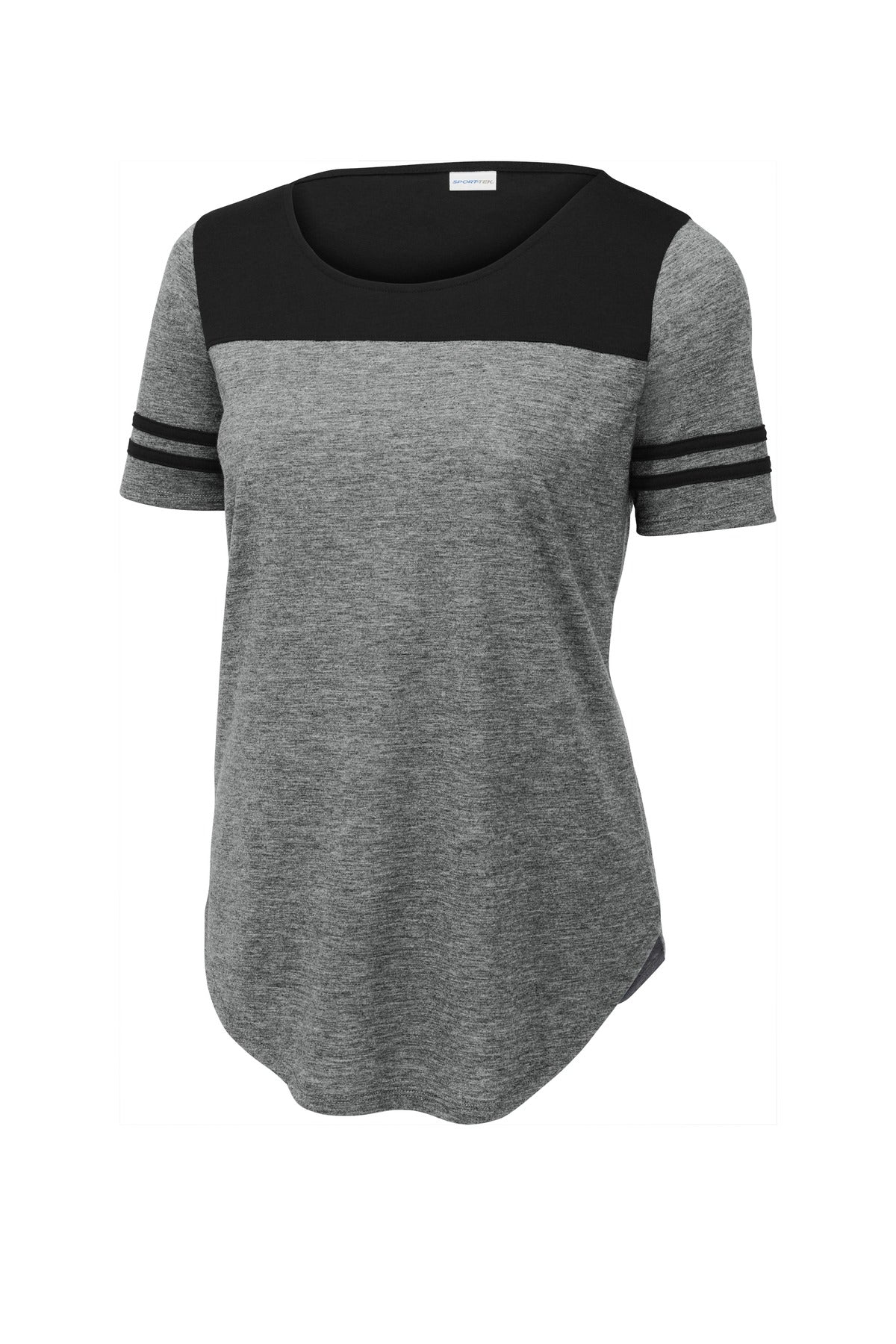 Sport-Tek® Women's PosiCharge® Tri-Blend Wicking Fan Tee