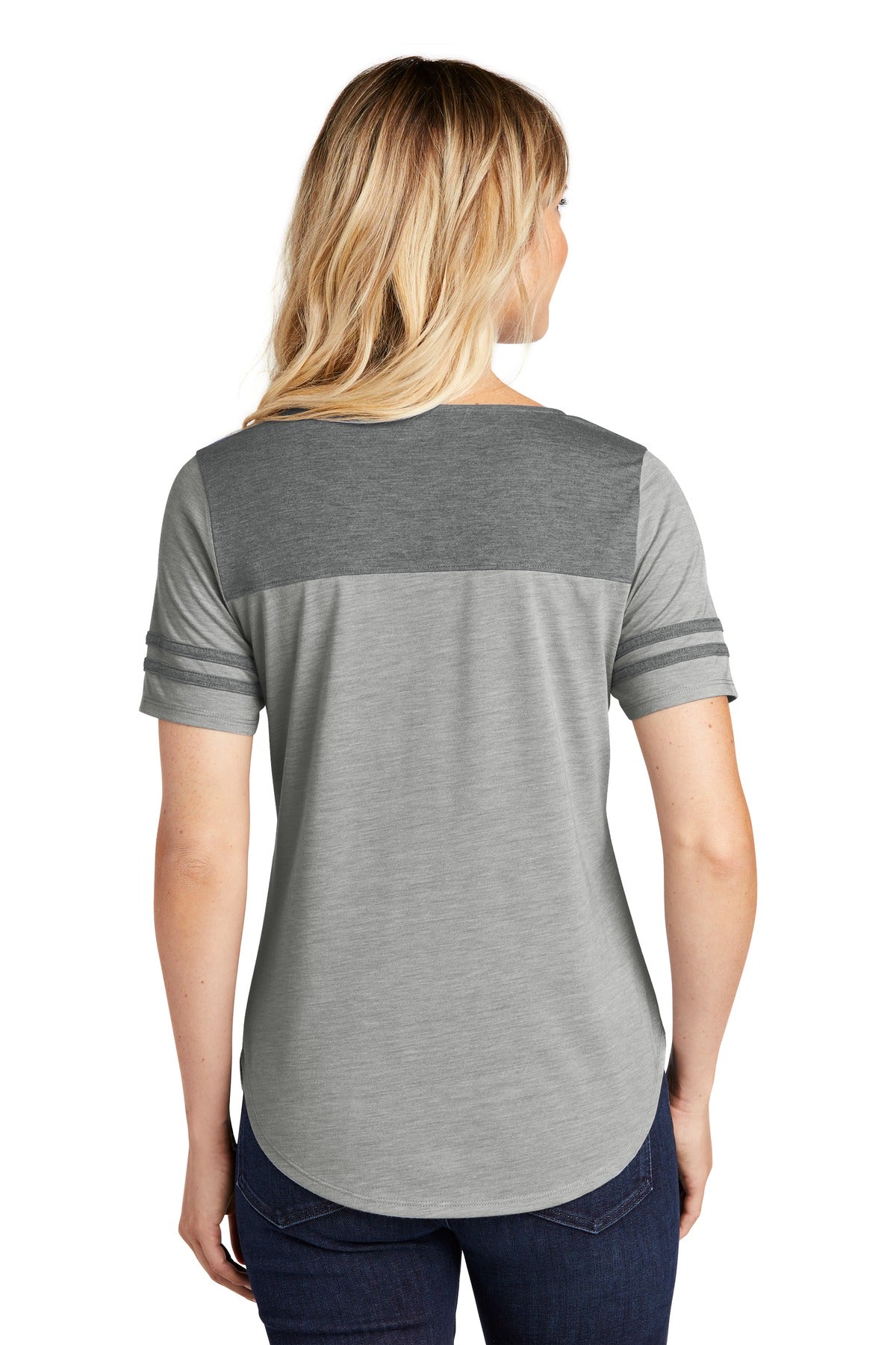 Sport-Tek® Women's PosiCharge® Tri-Blend Wicking Fan Tee