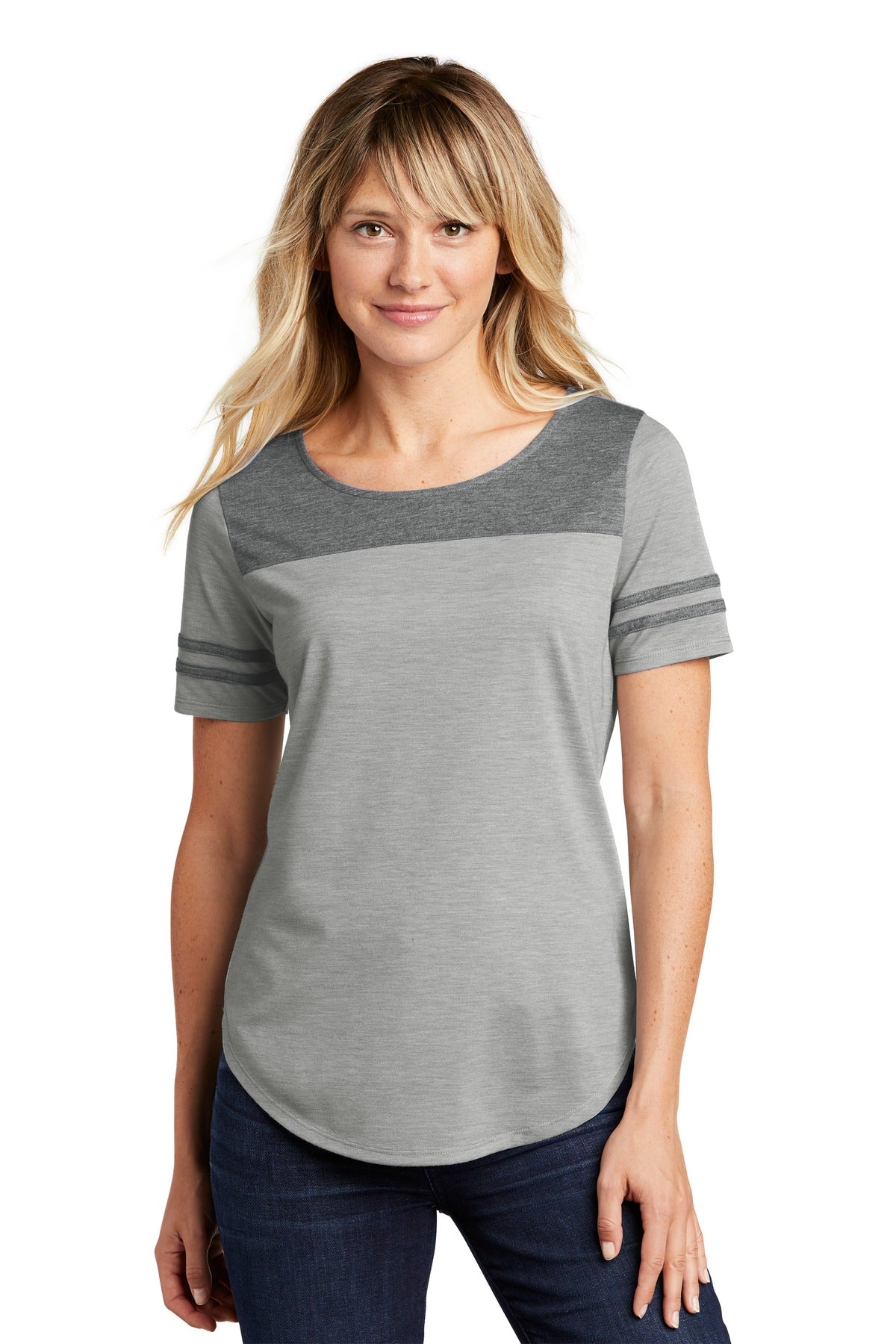 Sport-Tek® Women's PosiCharge® Tri-Blend Wicking Fan Tee