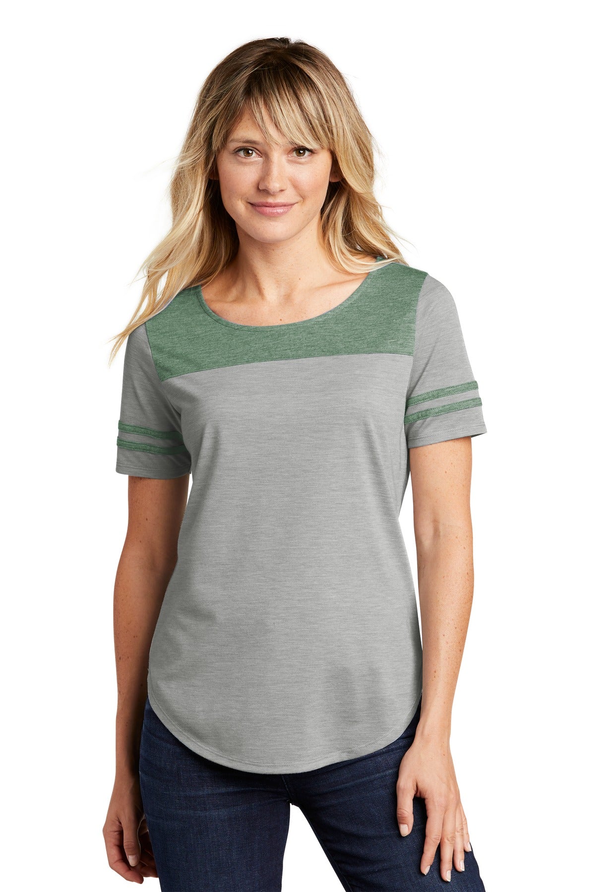 Sport-Tek® Women's PosiCharge® Tri-Blend Wicking Fan Tee