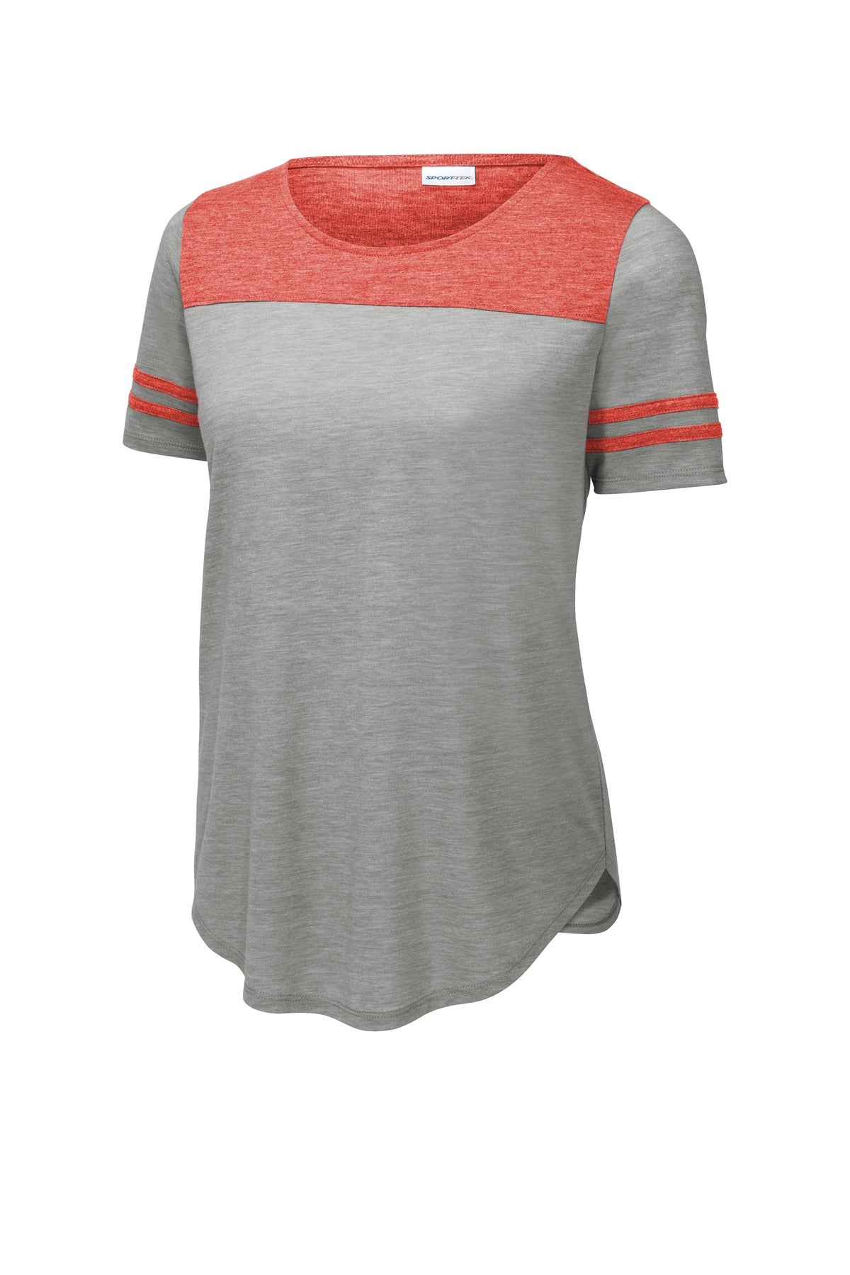 Sport-Tek® Women's PosiCharge® Tri-Blend Wicking Fan Tee