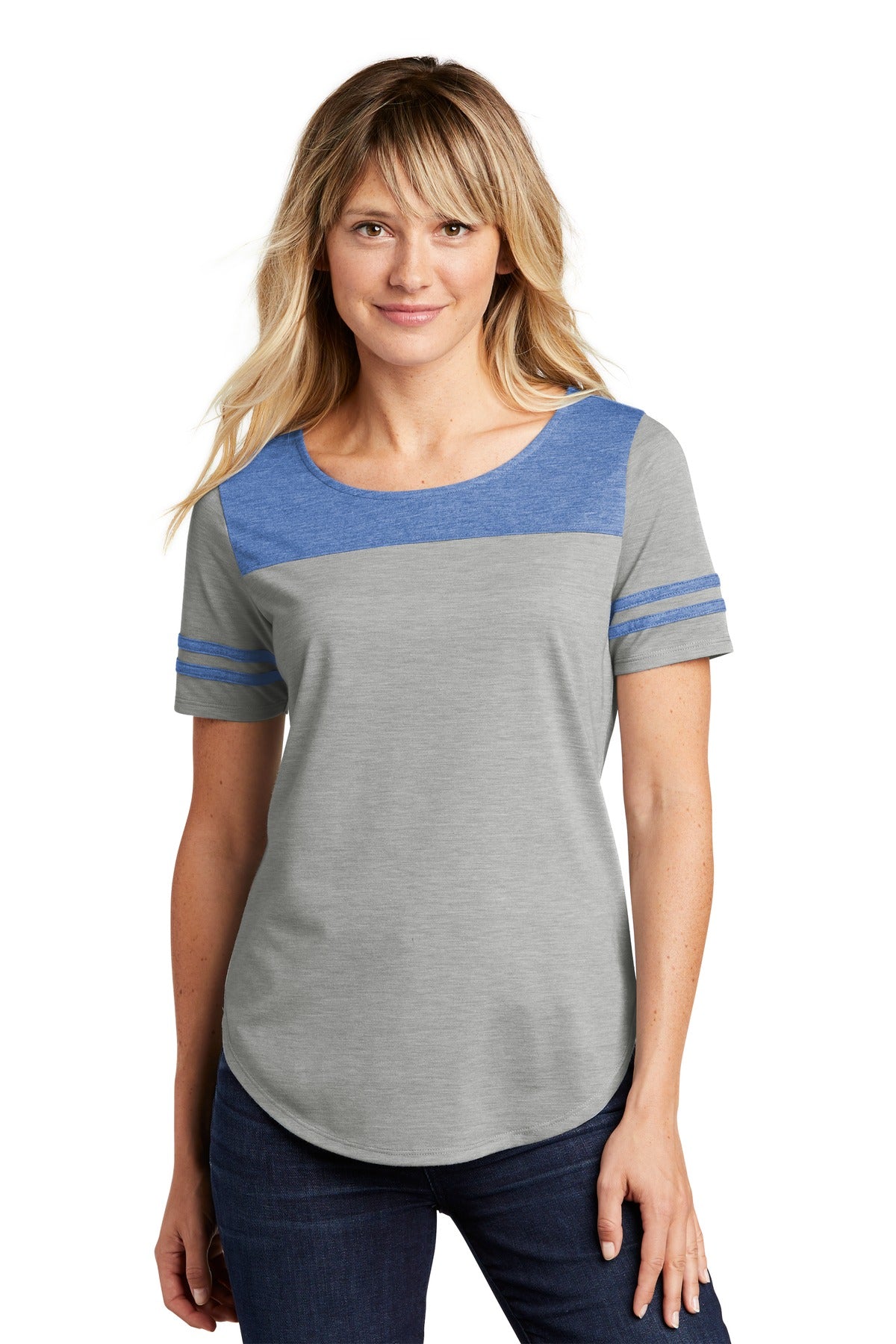 Sport-Tek® Women's PosiCharge® Tri-Blend Wicking Fan Tee