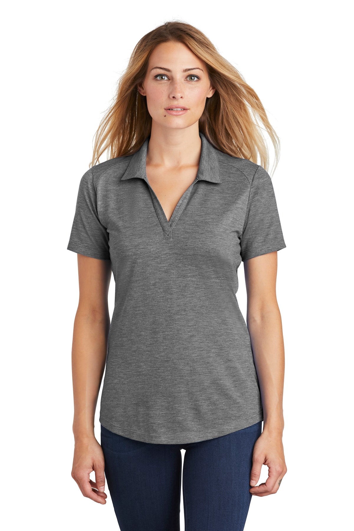 Sport-Tek® Women's PosiCharge® Tri-Blend Wicking Polo