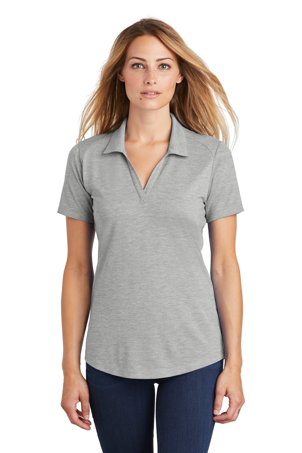 Sport-Tek® Women's PosiCharge® Tri-Blend Wicking Polo