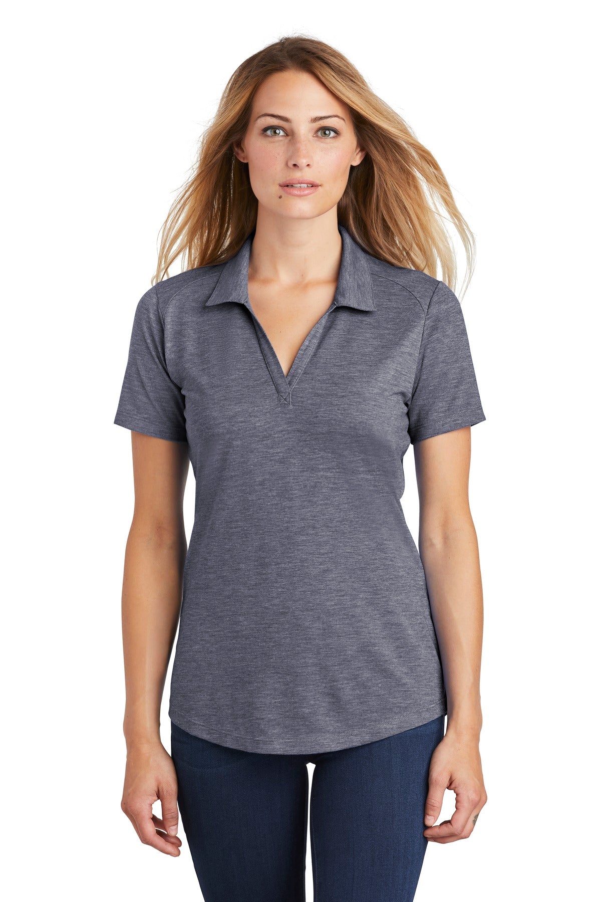 Sport-Tek® Women's PosiCharge® Tri-Blend Wicking Polo
