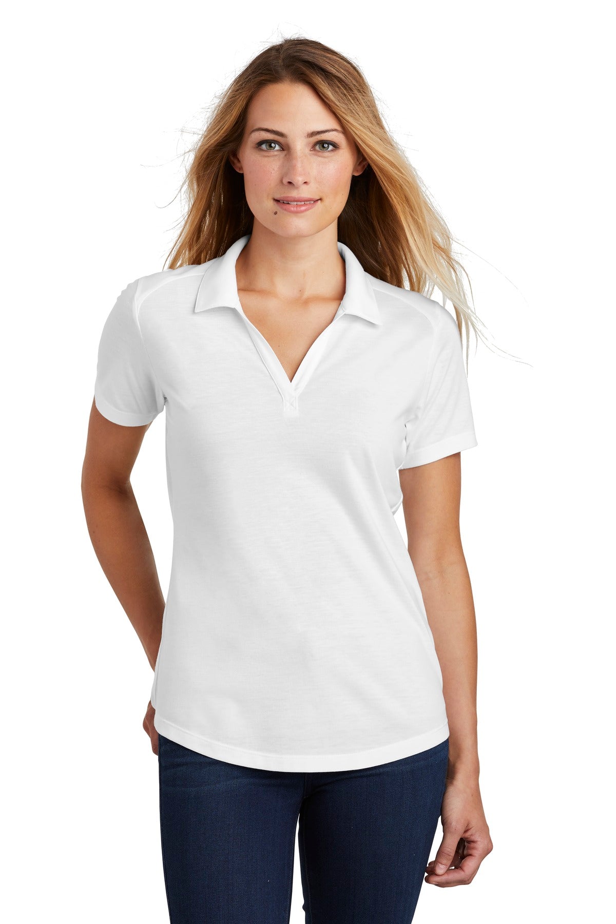 Sport-Tek® Women's PosiCharge® Tri-Blend Wicking Polo