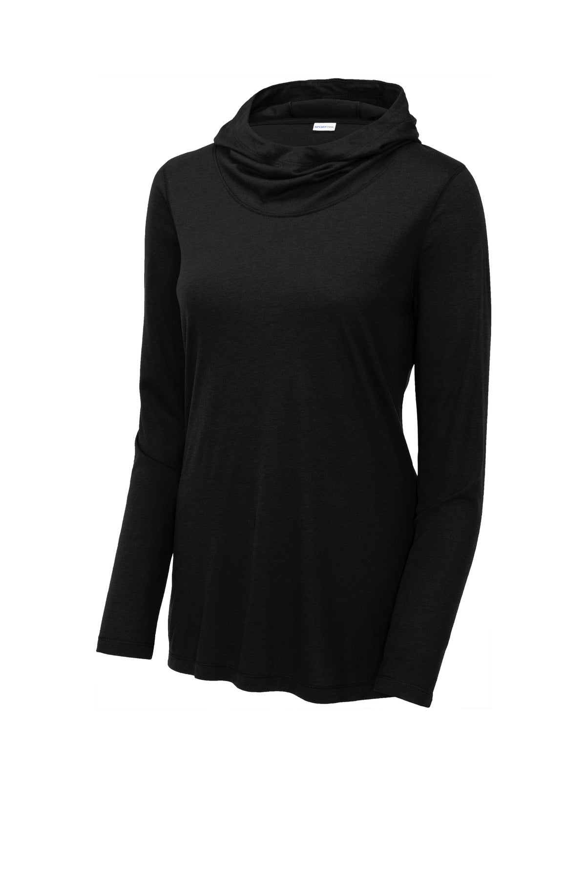 Sport-Tek® Women's PosiCharge® Tri-Blend Wicking Long Sleeve Hoodie