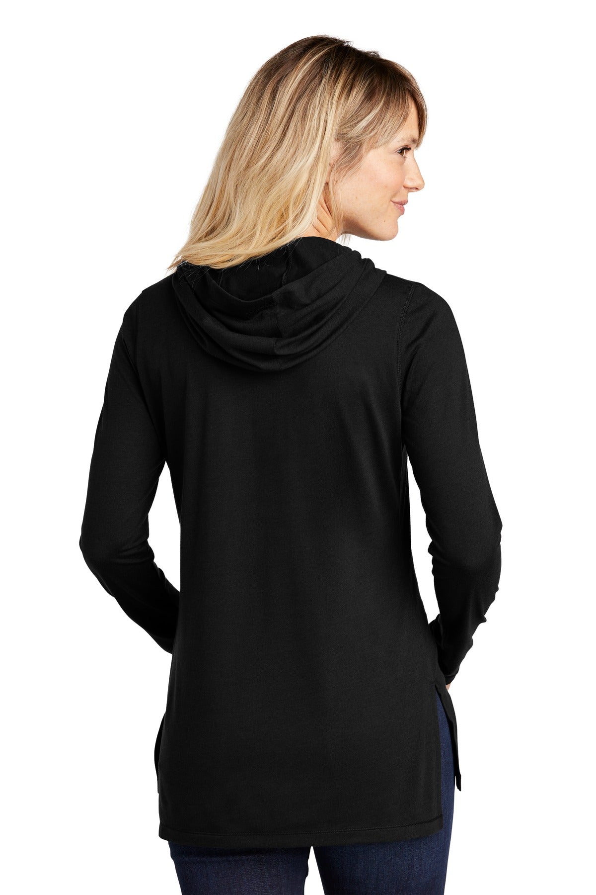 Sport-Tek® Women's PosiCharge® Tri-Blend Wicking Long Sleeve Hoodie