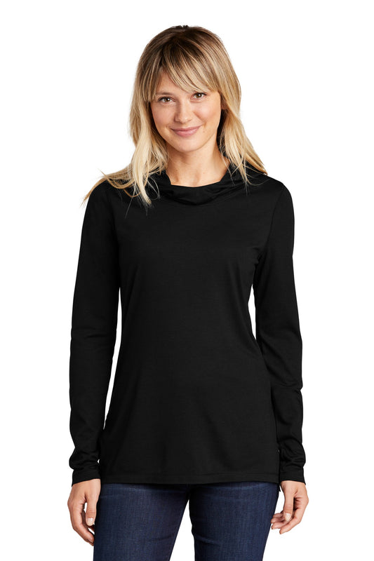 Sport-Tek® Women's PosiCharge® Tri-Blend Wicking Long Sleeve Hoodie