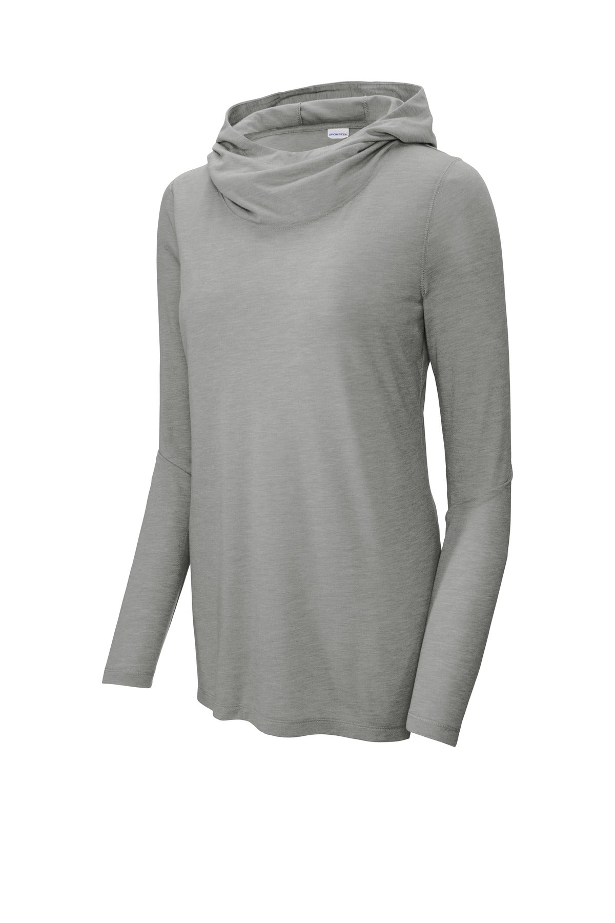 Sport-Tek® Women's PosiCharge® Tri-Blend Wicking Long Sleeve Hoodie