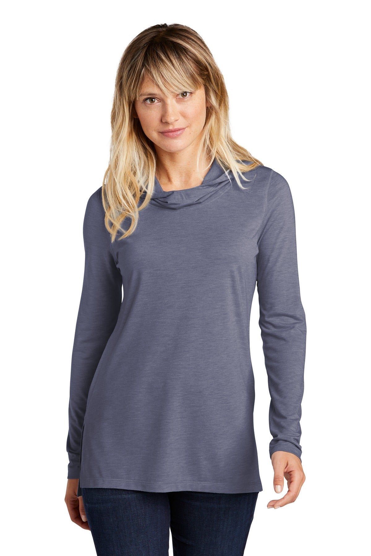 Sport-Tek® Women's PosiCharge® Tri-Blend Wicking Long Sleeve Hoodie